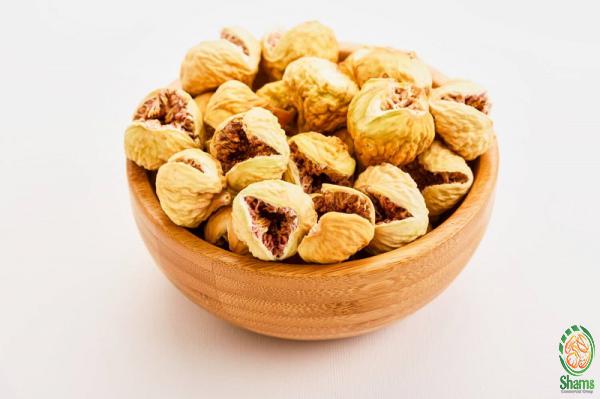 Obvious feature of organic dried figs